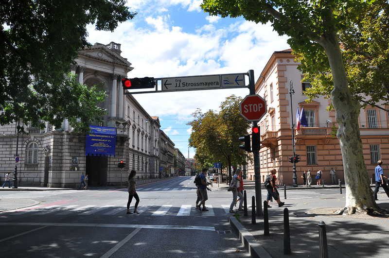 Zrinjevac, prema Hebrangovoj ulici